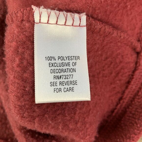 Croft & Barrow Sports Womens Fleece Cardigan Sweater Plus Sz 1X Snowman Mahogany - Picture 8 of 9